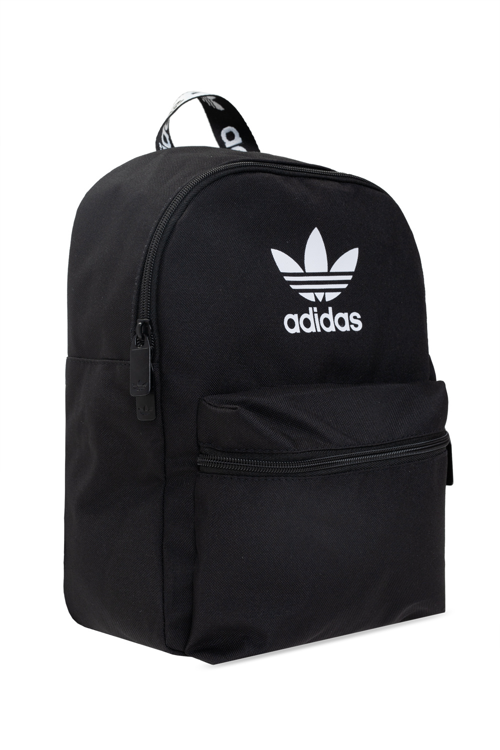 Adidas originals big 2024 logo black backpack